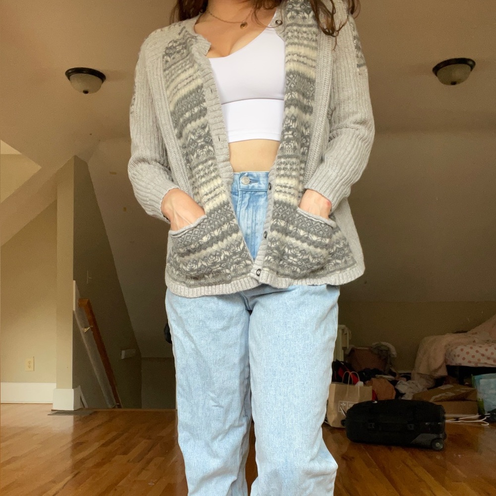 Gray Eddie Bauer’s Sweater